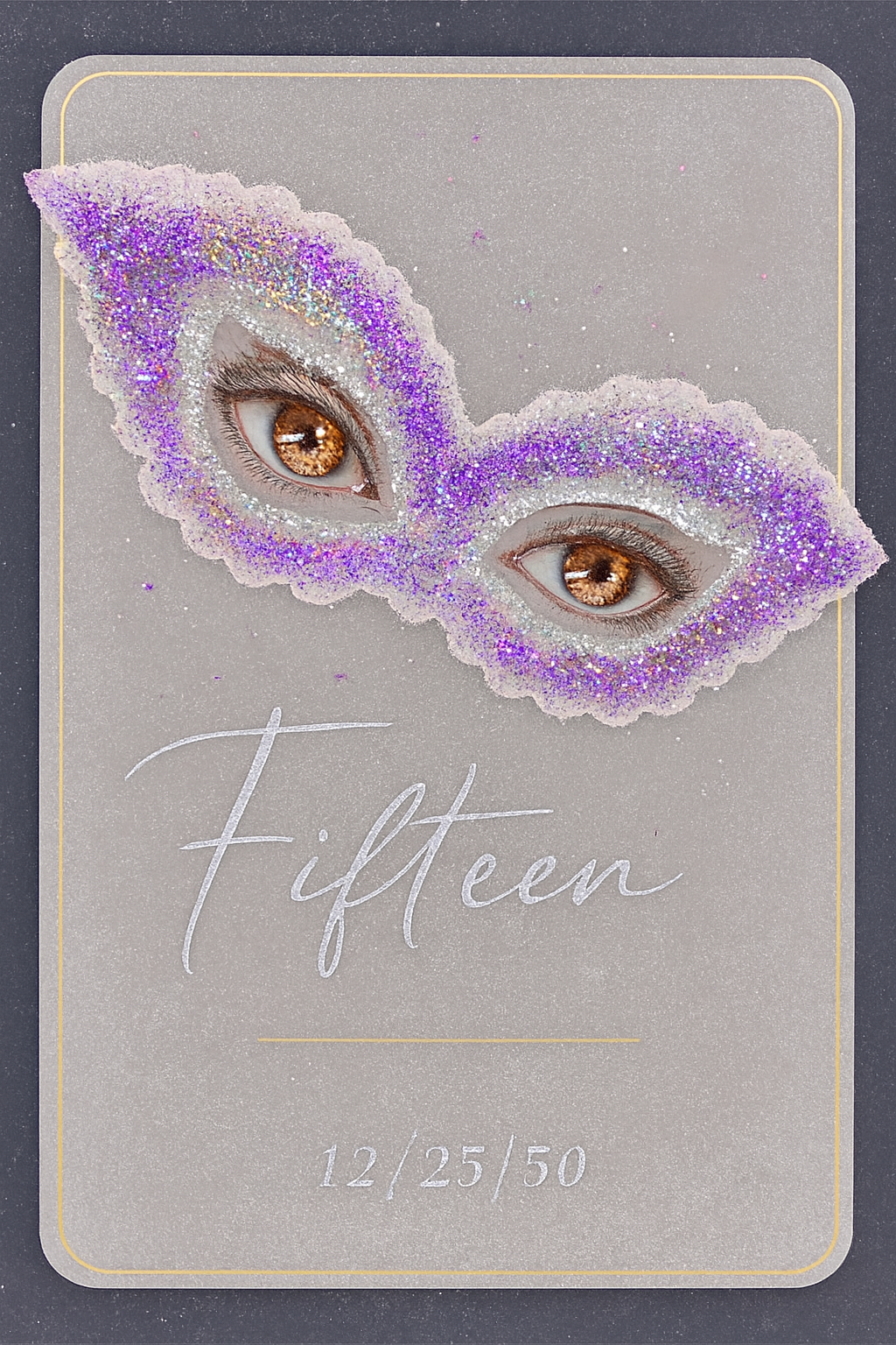 Invitation to a 15th birthday party.