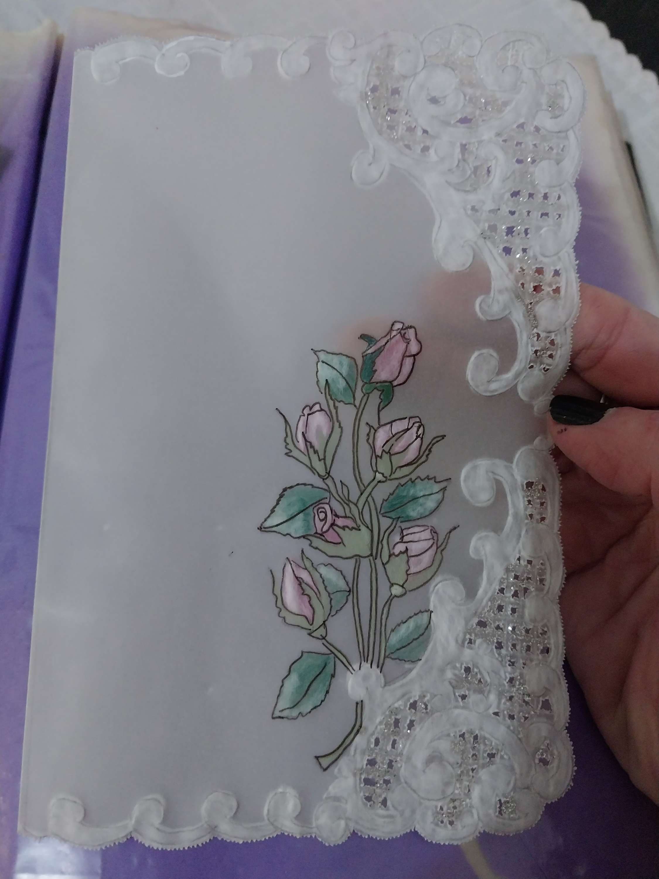 Convite em papel vegetal