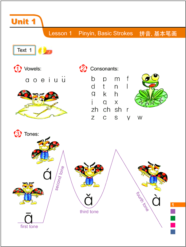 Thumbnail: Easy Steps to Chinese vol.1 - Textbook with 1CD