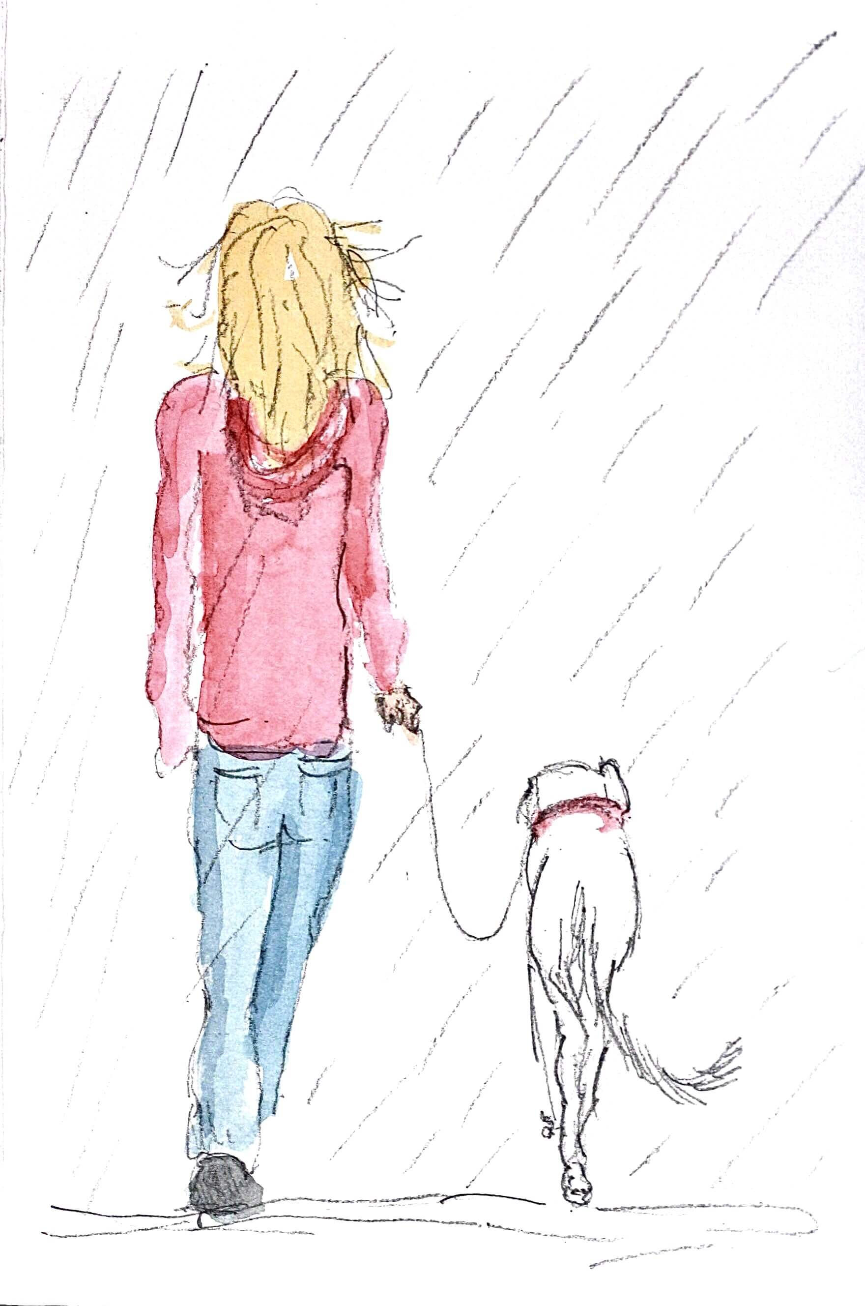 Walking in the Rain