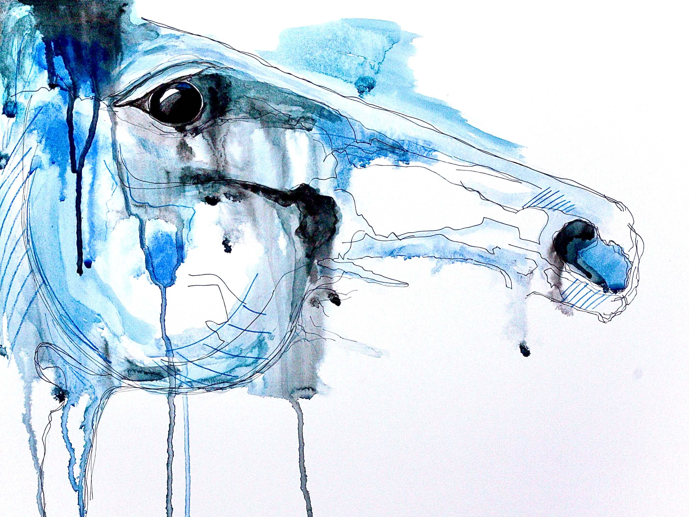 Blue Horse #3