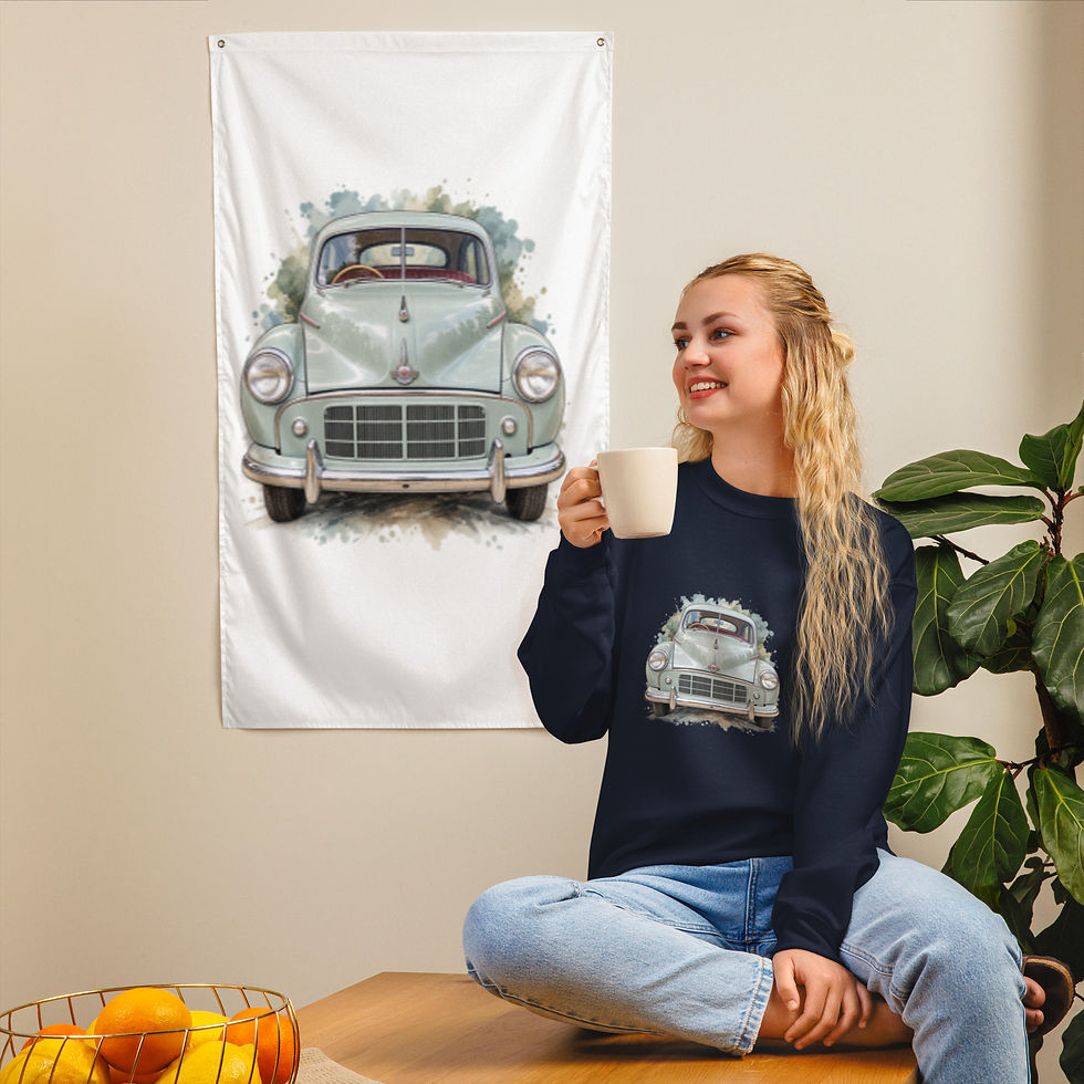Thumbnail: Series 2 Morris Minor Long Sleeve Crew Neck Top