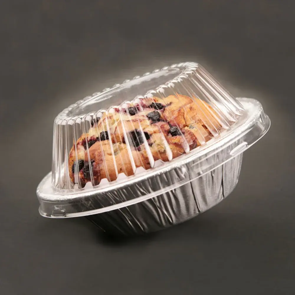 Molde aluminio pay desechable con tapa