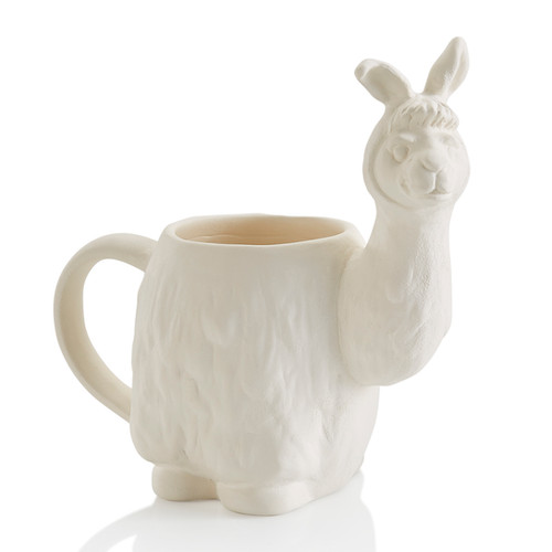 Llama mug 6.5H x 6.5W Fun Time Pottery
