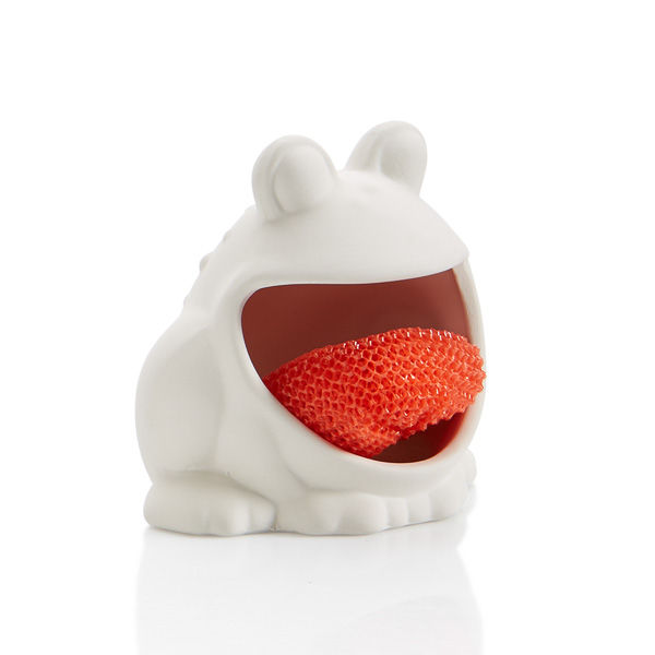 Frog scrubby holder - 4.75W x 4.25H