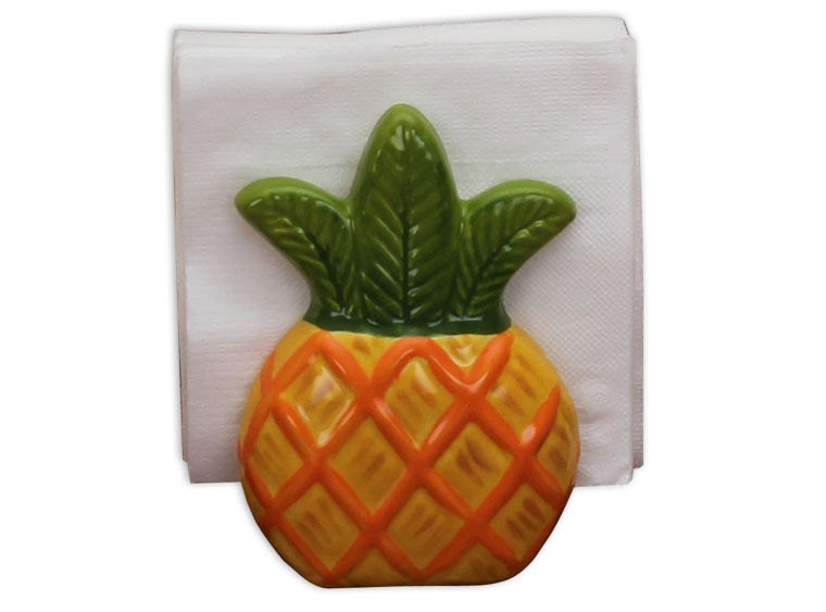 Pineapple Napkin holder - 3 ½" L 3 ½" W x 5 1/8" H