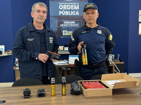 Ordem Pública adquire equipamentos para uso dos agentes da GMVR