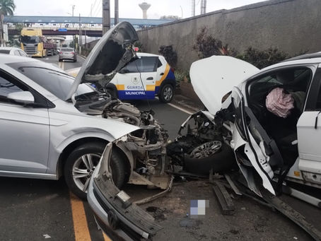 Motorista que causou acidente e fugiu é preso em Volta Redonda após ser identificado por câmeras