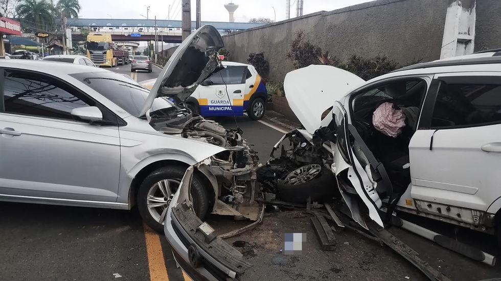 Motorista que causou acidente e fugiu é preso em Volta Redonda após ser identificado por câmeras