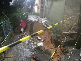 Chuva intensa ultrapassa 120 mm em 24 horas e provoca deslizamentos e interdições em Volta Redonda