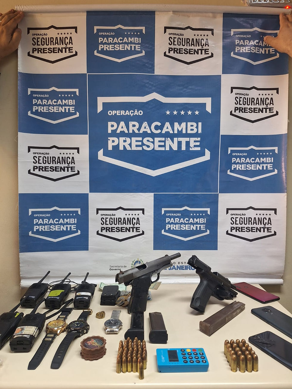 Quadrilha é presa no Espaço Lanari, em Paracambi