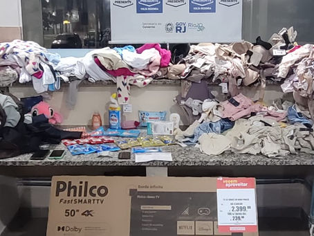 Casal é preso em Volta Redonda suspeito de atuar em quadrilha que furtava lojas