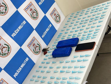 Suposto gerente do tráfico do Eucaliptal é preso com drogas em Volta Redonda