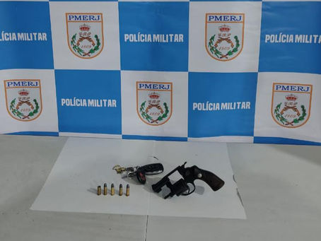 Homem é preso após disparos de arma de fogo no bairro São Geraldo, em Volta Redonda
