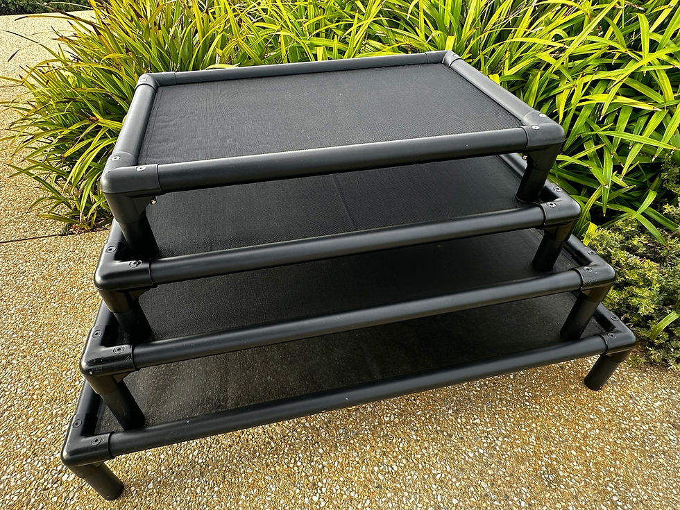 Thumbnail: Supa Plus Black Tuff Stuff Bed - Small