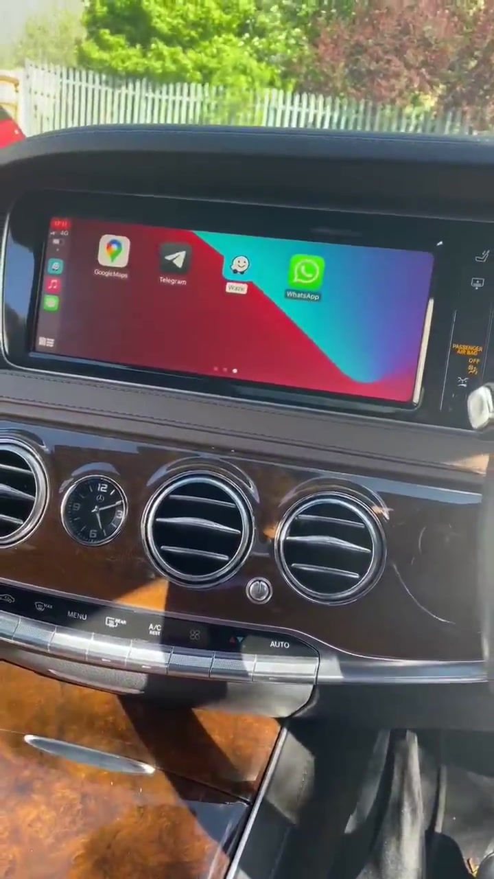 Thumbnail: Mercedes Benz S Class Wireless Apple CarPlay and Android Auto Upgrade
