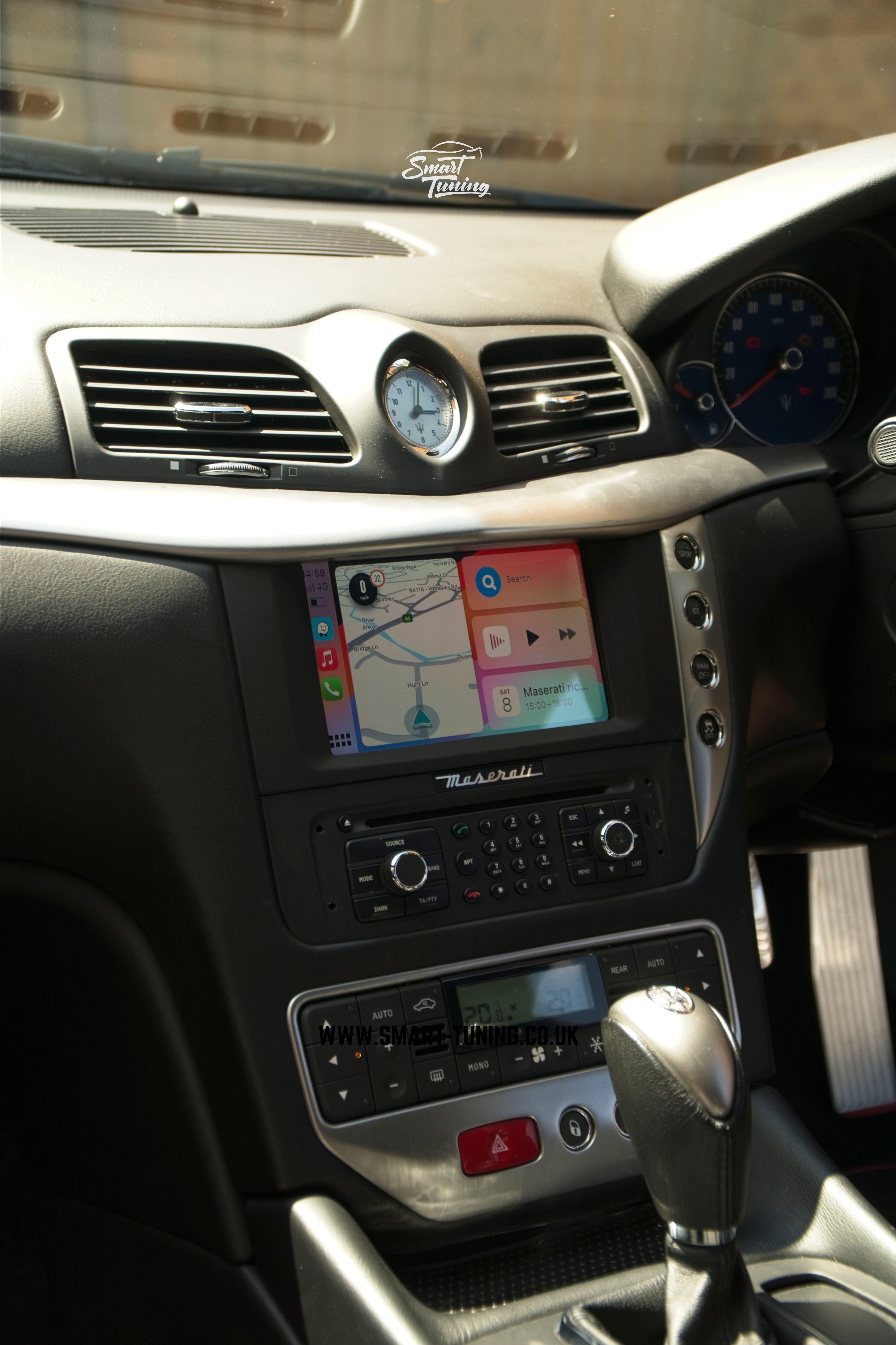 Maserati GranTurismo 2009+ Wireless Apple CarPlay and Android Auto Retrofit kit