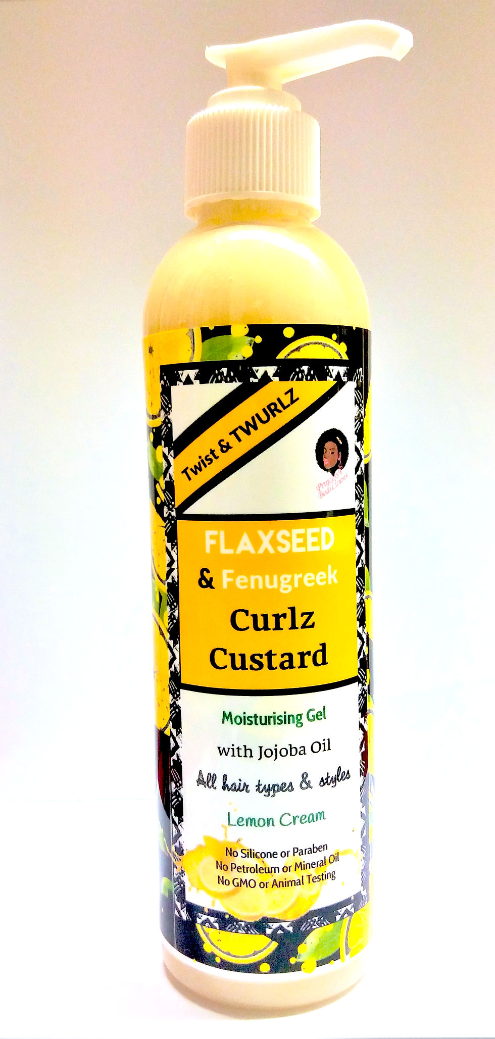 Lemon Cream Flaxseed Curlz Custard (8 oz)