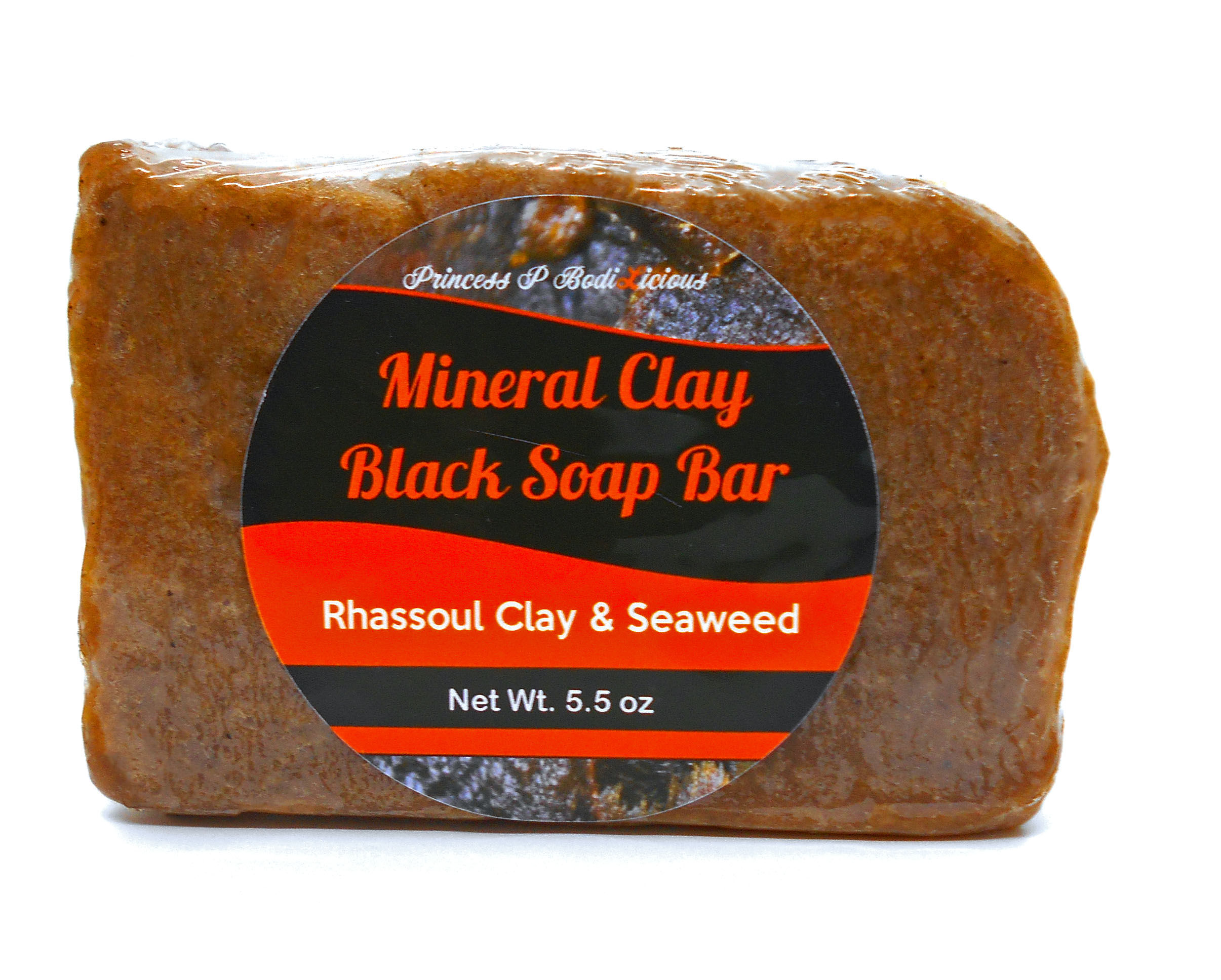 Mineral Clay African Black Soap Bar