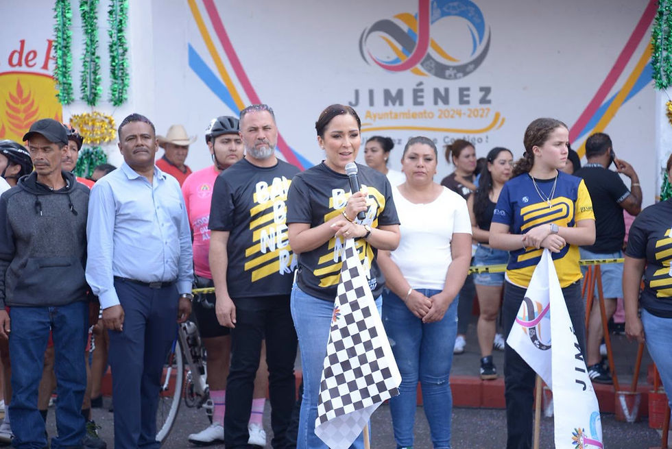 Jiménez celebra 30 años del Circuito de Independencia con deporte y convivencia familiar