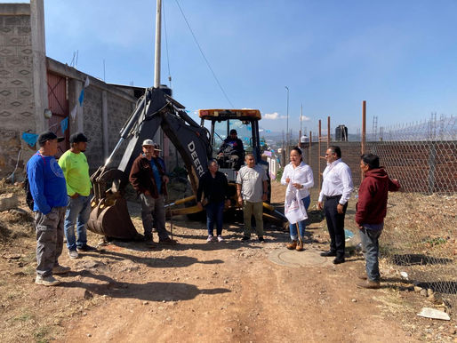 COMIENZA PAVIMENTACIÓN DE CALLE ALLENDE.