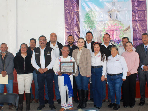 Coeneo celebra 483 años de historia con emotivo acto cívico–cultural