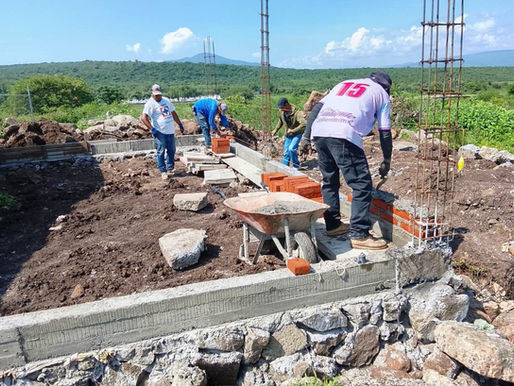 Gobierno de Panindícuaro fortalece la infraestructura educativa con la construcción de un aula en Curimeo