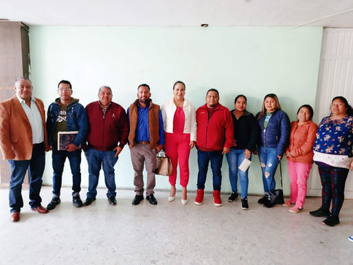 Marcela Velázquez trabaja en conjunto con el Gdor. para el presupuesto directo a la Com. de Azajo