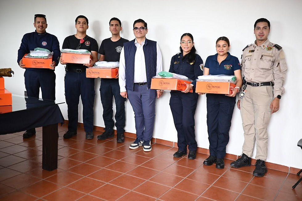 Fortalece Tangancícuaro equipamiento de Bomberos y Protección Civil