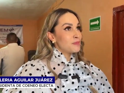 Valeria Aguilar agradece a toda la ciudadanía por confiar en ella y su planilla