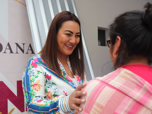 Mónica Valdez apoya familias del Distrito de Zacapu con programa Vivienda Digna