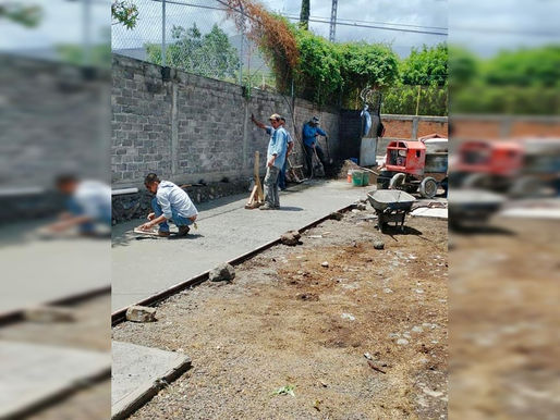 Obras Publicas de Panindícuaro trabaja en el mantenimiento de las áreas del rastro municipal