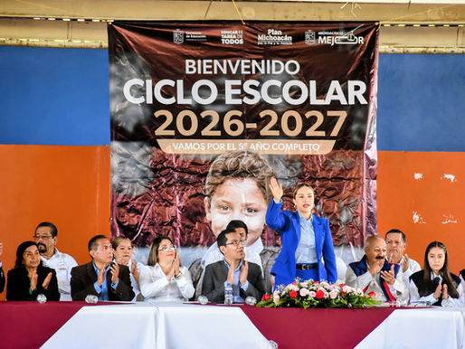 Coeneo da la bienvenida al ciclo escolar 2026-2027 con renovado compromiso por la educación