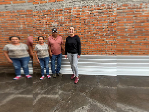 Ni la lluvia ni el viento detienen el trabajo en territorio de la alcaldesa de Coeneo