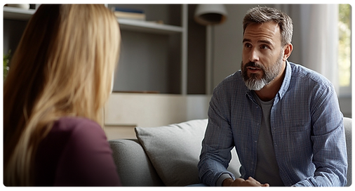 Recovery Coach meeting with client in Fairfield County, Connecticut