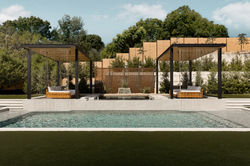 Elemental Modern Pool Swings