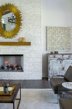 Coffee Residence Fireplace Living