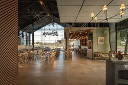 Roxies Restaurant Entry Interior ALIGN Austin Architects