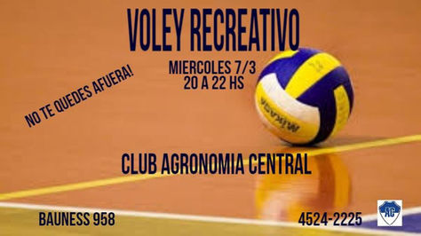 Voley Recreativo !!