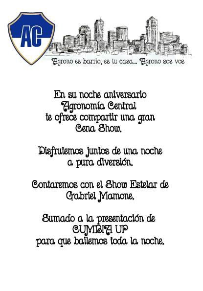 Hoy Fiesta Aniversario!!