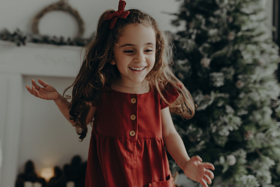 Ensaio de Natal em estúdio 2023 em Curitiba