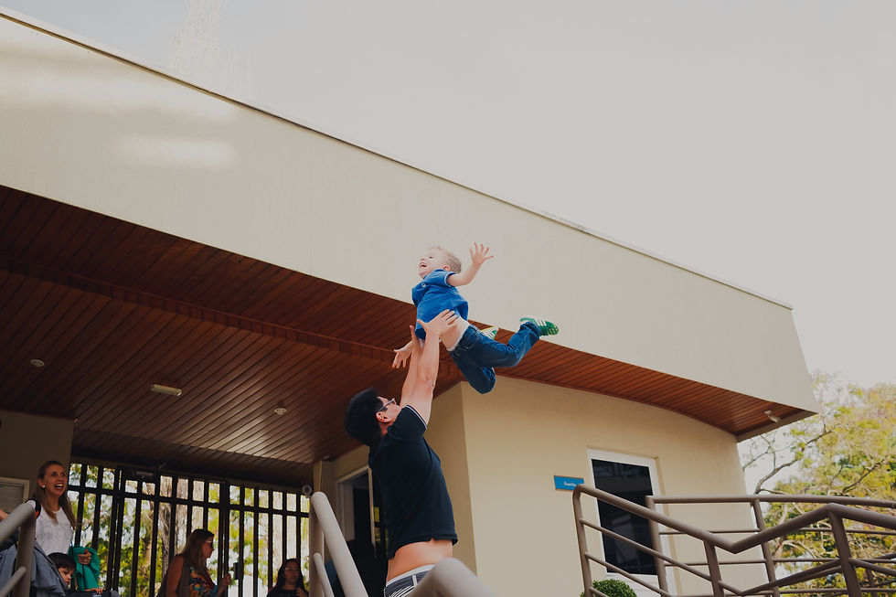 festa infantil no salão do prédio