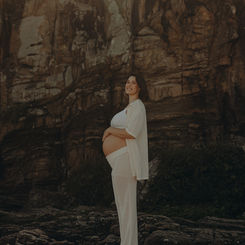 Ensaio gestante na Ilha do Mel: Pauline, Pietro e um dia que precisava acontecer