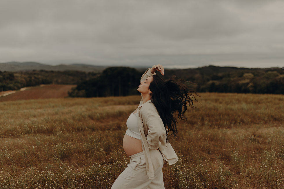 Ensaio gestante externo em Curitiba