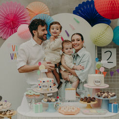 Tudo Orna | 2 anos da Olívia e do Nicolas | Débora e Bárbara Alcântara