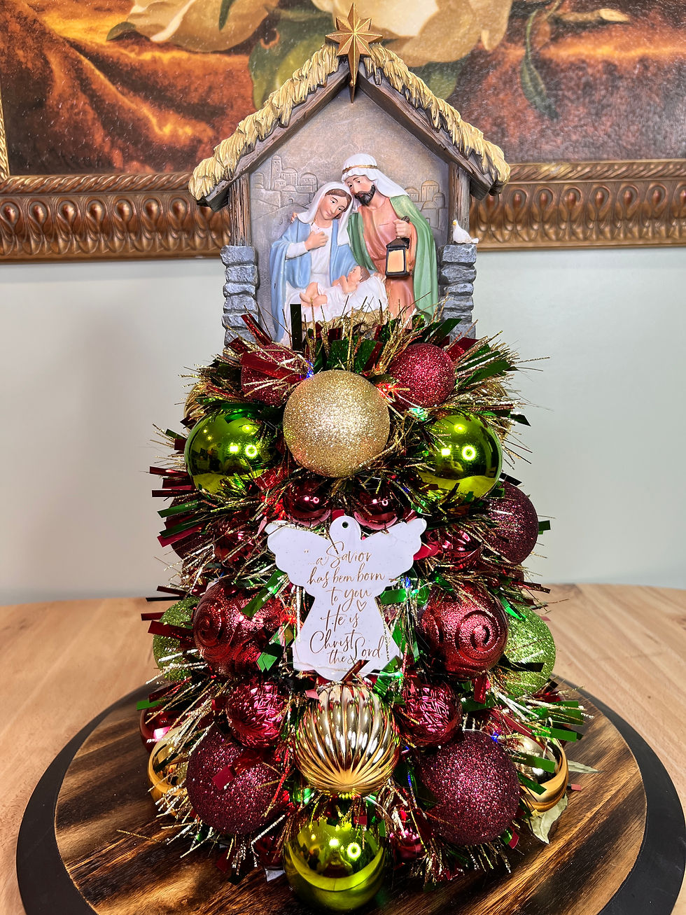 Away In a Manger Musical Tree