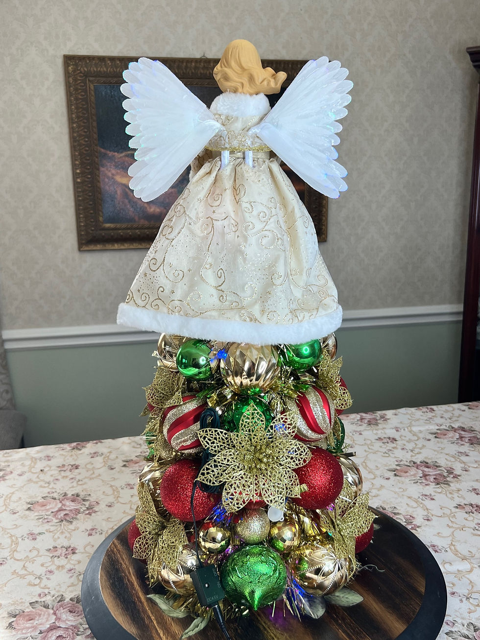 Thumbnail: MUSICAL ANGEL TREE WITH MOVING WINGS