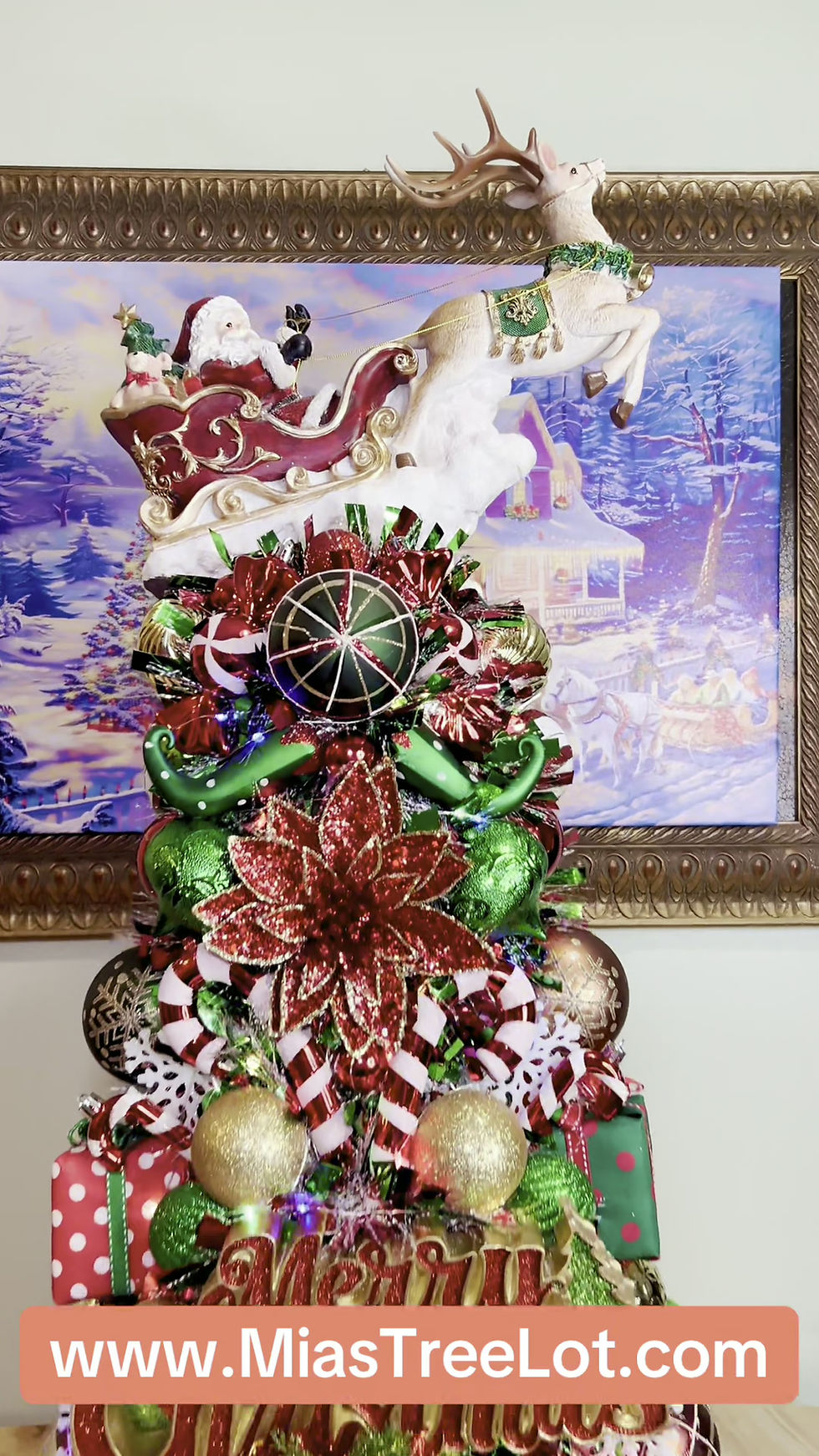 Thumbnail: Here Comes Santa Musical Tree- Local Pickup Only-