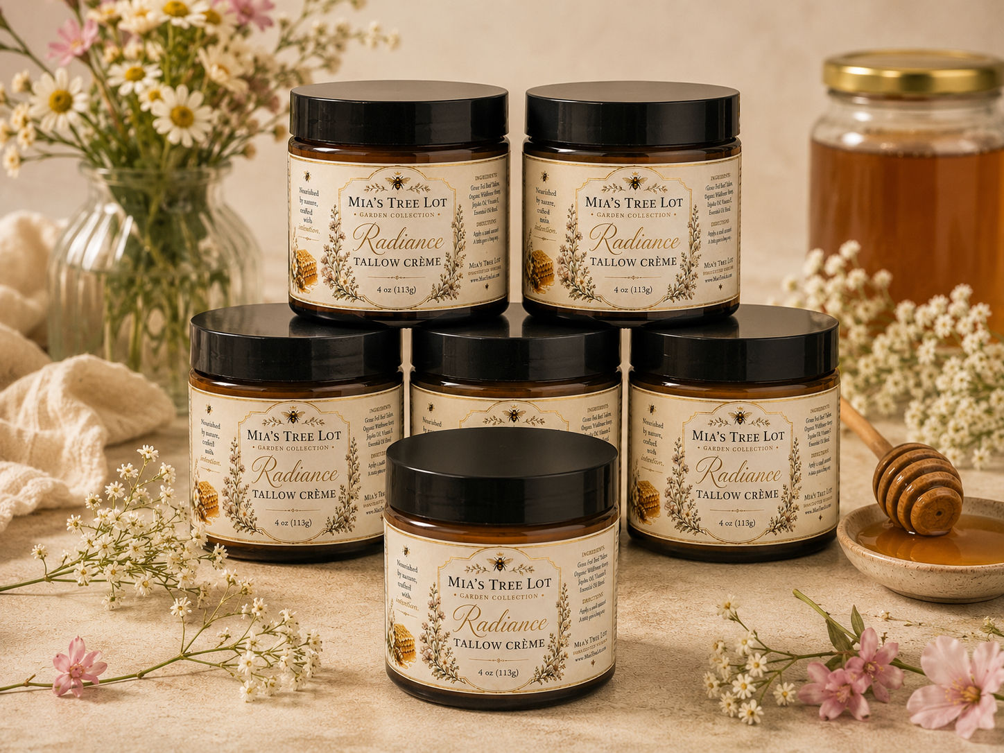 Wildflower Tallow Crème- 4oz (113g)