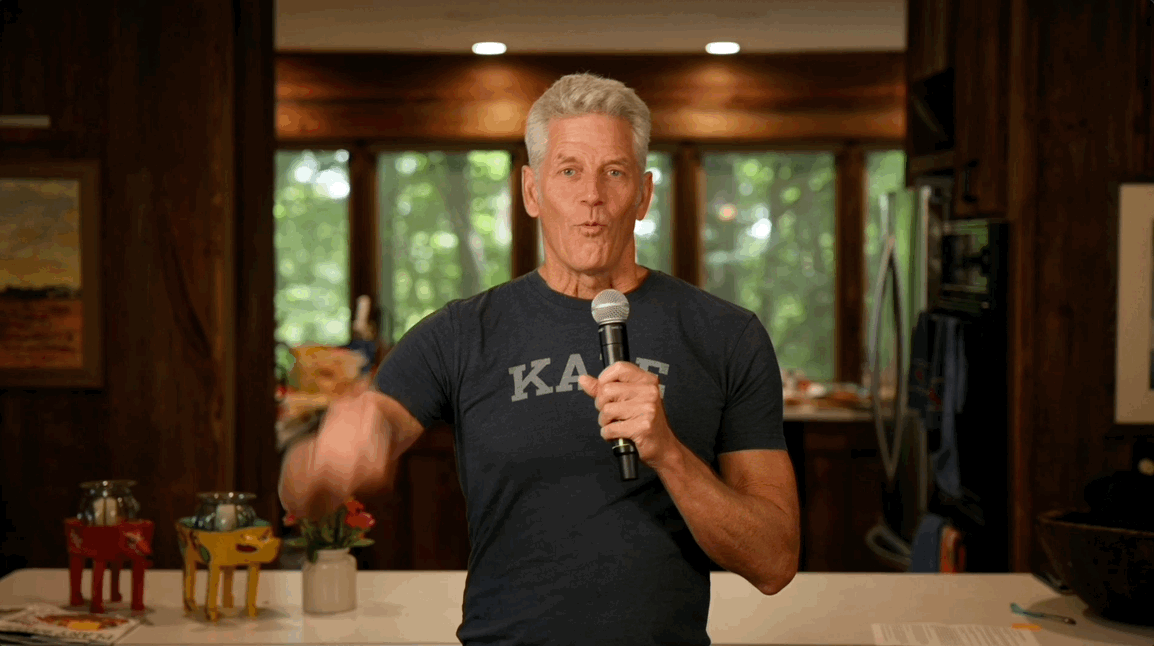 A short gif from the opening keynote from Rip Esselstyn